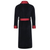 Mayfair Men's Long Velvet Smoking Jacket - Back | Bown of London